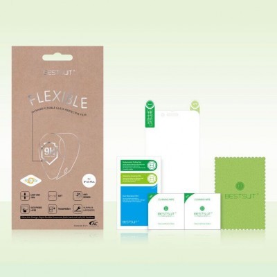 Películas de Protecção de Ecrã Ultra-Finas em Vidro Temperado Nano Flex para iPhone XS Max Películas de Protecção de Ecrã Ultra-Finas em Vidro Temperado Nano Flex para iPhone XS Max