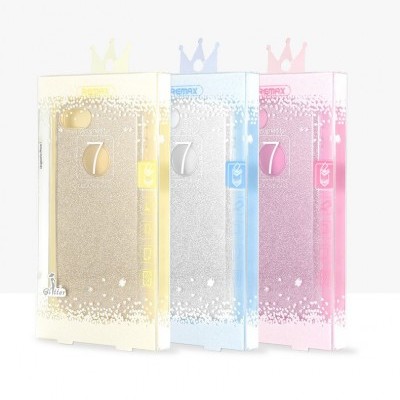iPhone 7/8 Capa Silicone Glitter Remax Creative iPhone 7/8 Capa Silicone Glitter Remax Creative