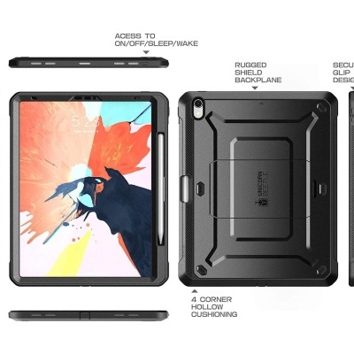 Capa Anti-Shock 360º Supcase Unicorn Beetle Pro para iPad Pro 12.9'' (2018)