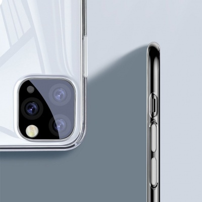 Capa Transparente Silicone Fina Lanyard Baseus para iPhone 11