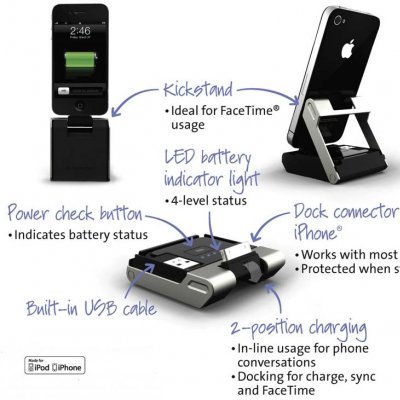 Dock & Bateria Externa Kensington para iPhone 4/4S Dock & Bateria Externa Kensington para iPhone 4/4S