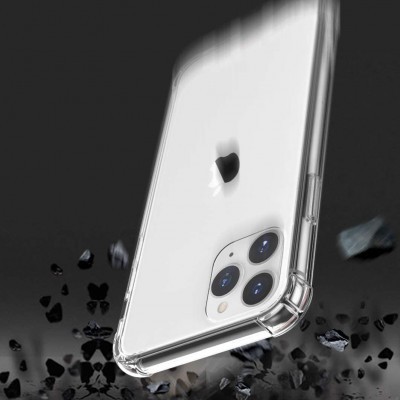 Capa Silicone Fina Anti-Shock 100% Transparente para iPhone 11 pro Capa Silicone Fina Anti-Shock 100% Transparente para iPhone 11 pro
