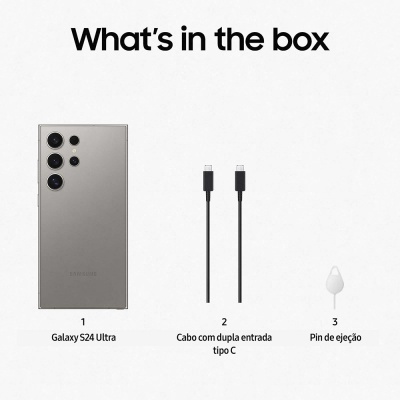 Samsung Galaxy S24 Ultra 5G 6.8’’ 12GB/256GB - Cinzento Titânio