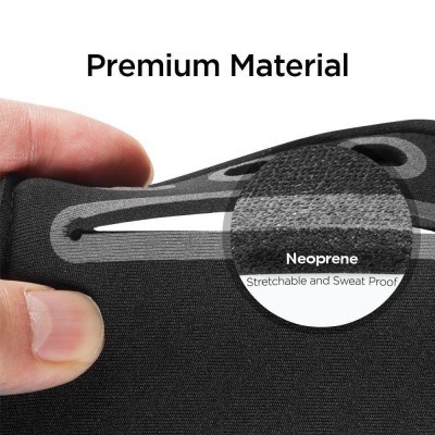 Sports Armband Universal / Bolsa Desportiva Spigen A700 - Preto