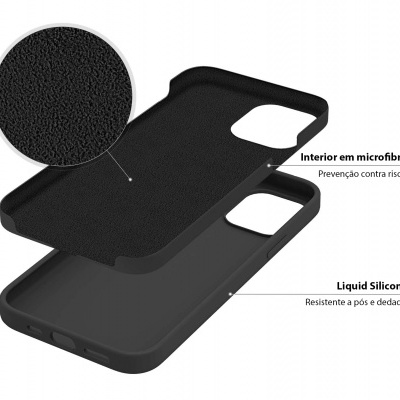 Capa Silicone Rubberized OEM para iPhone 12 Pro Max Capa Silicone Rubberized OEM para iPhone 12 Pro Max