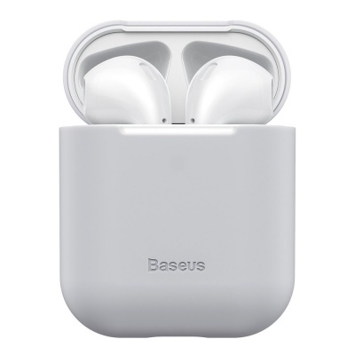 Capa Silicone Ultra Fina Baseus para AirPods 1/2 Capa Silicone Ultra Fina Baseus para AirPods 1/2