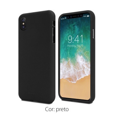 iPhone X/XS Capa Fina Silicone Soft Feeling Goospery iPhone X/XS Capa Fina Silicone Soft Feeling Goospery