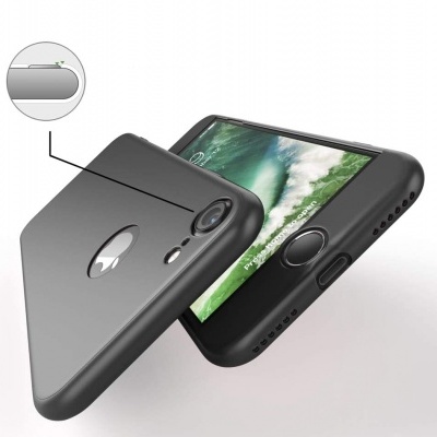 iPhone 7/8 Capa Slim 360º Full-Body GKK + Vidro Temperado