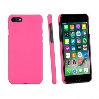 Capa Fina Frosted Rígida + Película Ecrã para iPhone SE