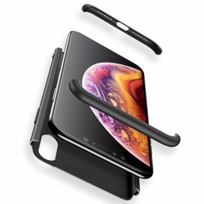 Capa Slim 360º Full-Body GKK + Vidro Temperado para iPhone XS Max