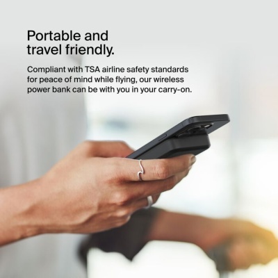 Powerbank Belkin BoostCharge Pro Qi2 Magnetic 15W 8000mAh - Preto