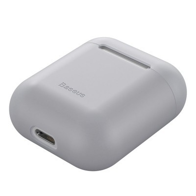 Capa Silicone Ultra Fina Baseus para AirPods 1/2 Capa Silicone Ultra Fina Baseus para AirPods 1/2