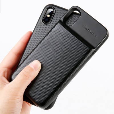 iPhone X/XS Capa Fina + Bateria Externa Baseus 1+1 (Wireless Charging)