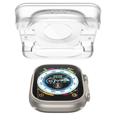(Pack 2) Películas de Vidro Temperado Spigen Glas.tR EZ Fit para Apple Watch Ultra