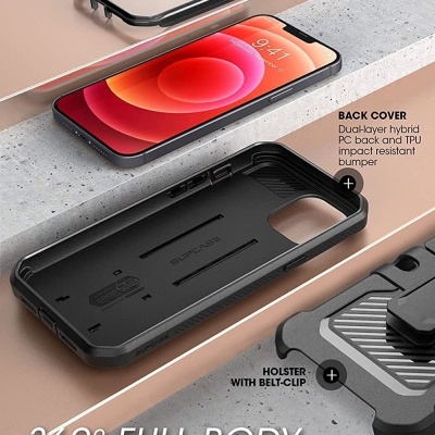 Capa Anti-Shock 360º Supcase Unicorn Beetle Pro para iPhone 13 mini