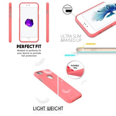 Capa Fina Silicone Soft Feeling Goospery para iPhone