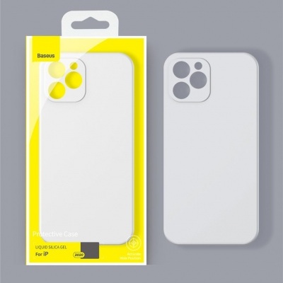 Capa Silicone Baseus Liquid Gel para iPhone 12 Pro Max Capa Silicone Baseus Liquid Gel para iPhone 12 Pro Max