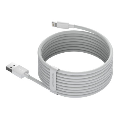 (Pack 2) Cabo Baseus 2.4A Lightning para USB (1,5 m) (Pack 2) Cabo Baseus 2.4A Lightning para USB (1,5 m)