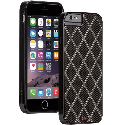Capa Case-Mate Carbono Genuíno Alloy para iPhone SE
