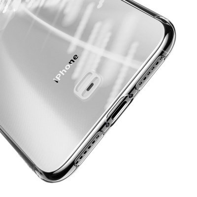 Capa Transparente Silicone Fina Lanyard Baseus para iPhone 11