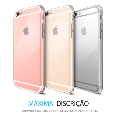 iPhone 6/6S Capa Ultra-Fina Silicone Transparente
