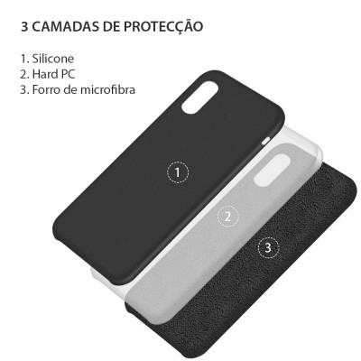iPhone XS Max Capa Silicone Rígido Premium Rubberized OEM iPhone XS Max Capa Silicone Rígido Premium Rubberized OEM