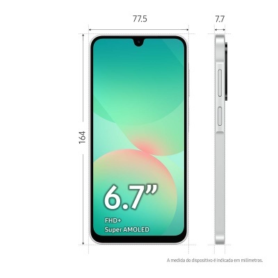 Samsung Galaxy A26 5G 6.7” 6GB/128GB - Branco