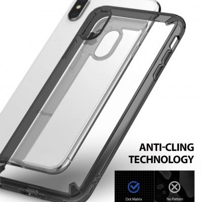 iPhone XS Max Capa Ringke Fusion PC + Bumper TPU