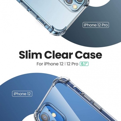 Capa Ugreen 100% Transparente Protective Silicone para iPhone 12 Pro Max