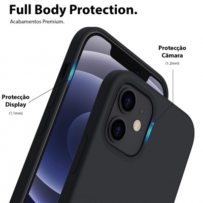 Capa Silicone Rubberized OEM para iPhone 12 Pro Max Capa Silicone Rubberized OEM para iPhone 12 Pro Max