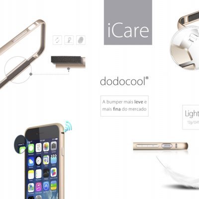 iPhone 6 Plus Bumper Alumínio Ultra-fina dodocool®