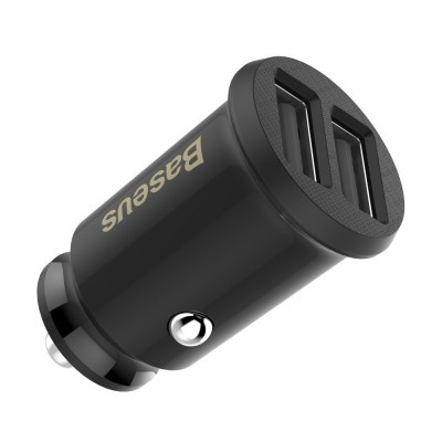 Carregador de isqueiro 2x USB 3.1A Baseus Grain Mini Carregador de isqueiro 2x USB 3.1A Baseus Grain Mini