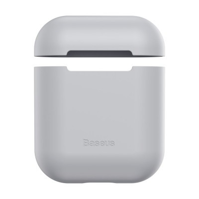 Capa Silicone Ultra Fina Baseus para AirPods 1/2 Capa Silicone Ultra Fina Baseus para AirPods 1/2