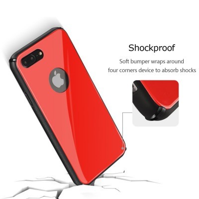 iPhone 7/8 Plus Capa Shinny Vidro Temperado iPhone 7/8 Plus Capa Shinny Vidro Temperado