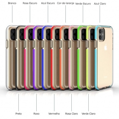 Capa Spring Fresh Silicone Híbrida para iPhone 11 Pro Max Capa Spring Fresh Silicone Híbrida para iPhone 11 Pro Max