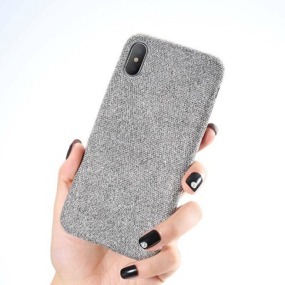 iPhone X/XS Capa Fina Soft Tecido