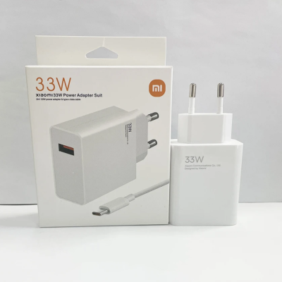 Carregador / Adaptador de corrente Xiaomi 33W Combo
