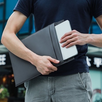 Capa Sleeve Macbook 13'' Baseus Elegant - Gray Capa Sleeve Macbook 13'' Baseus Elegant - Gray