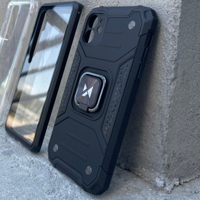 Capa Anti-shock Wozinsky Ring Armor Magnética para iPhone X/XS Capa Anti-shock Wozinsky Ring Armor Magnética para iPhone X/XS