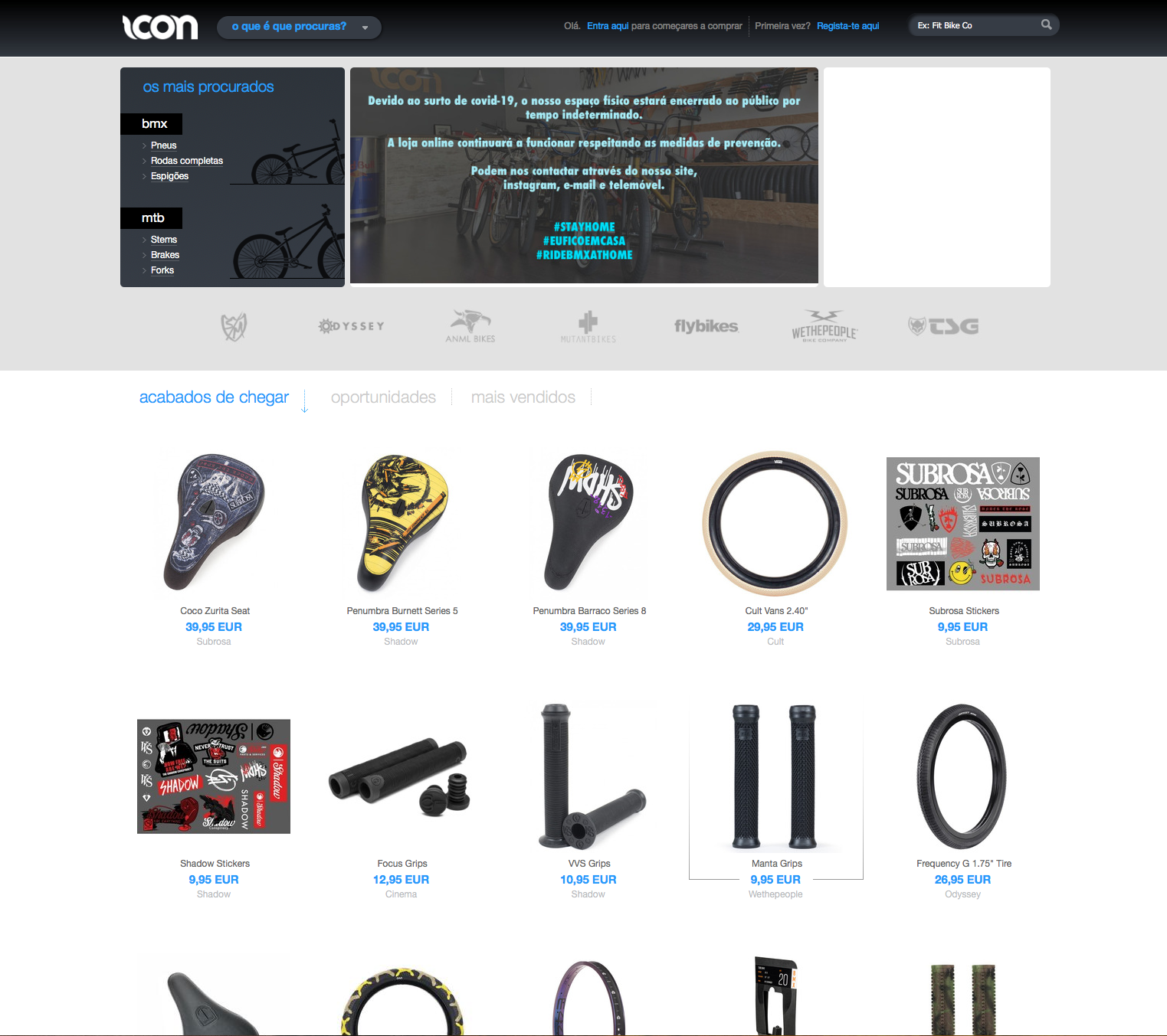 Encomendas site antigo Encomendas site antigo