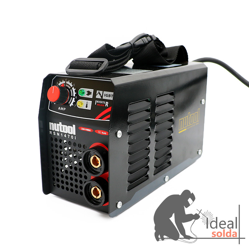 Nutool Aparelho Inverter de Soldar Eletrodos MMA 140 AMP Nutool Aparelho Inverter de Soldar Eletrodos MMA 140 AMP