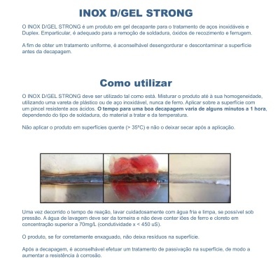 Gel Limpeza Inox STRONG 3Kg
