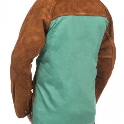 WELDAS Casaco Lava Brown Costas de Algodão Ignifugo 44-7300/P