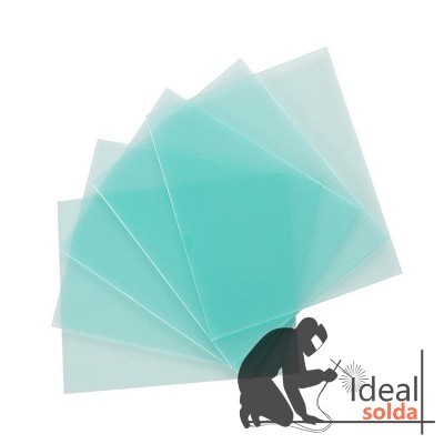 Vidro Exterior Policarbonato 137x118 mm para Máscara Soldadura - Pack de 10