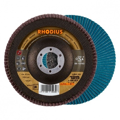 Rhodius Disco de Lixa de Lamelas 125mm K80