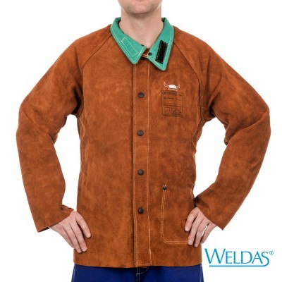 WELDAS Casaco Lava Brown Costas de Algodão Ignifugo 44-7300/P