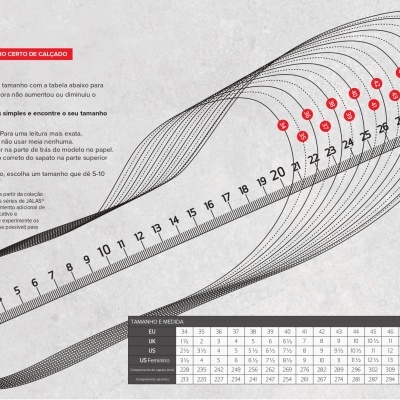 Palmilha JALAS 8710M Arco Médio