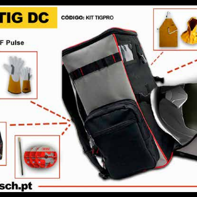 KIT Mochila TIG com maquina para soldadura TIG DC