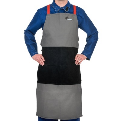 WELDAS Avental Arc Knight Algodão e Pele