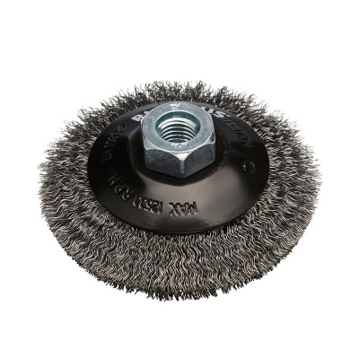 Rhodius Escova Cónica Arame Ondulado 100 mm